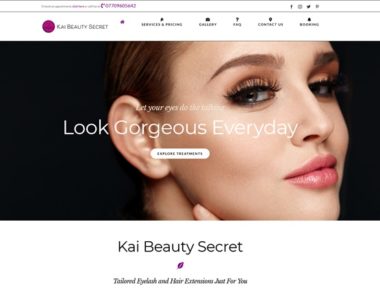 Web Development for Beauty Salon