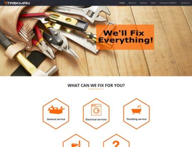 Responsive Website for handyman
